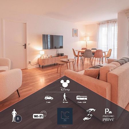 *Disneyland-Paris* 8Pers, Wifi, 2 Parkings Serris Exterior foto